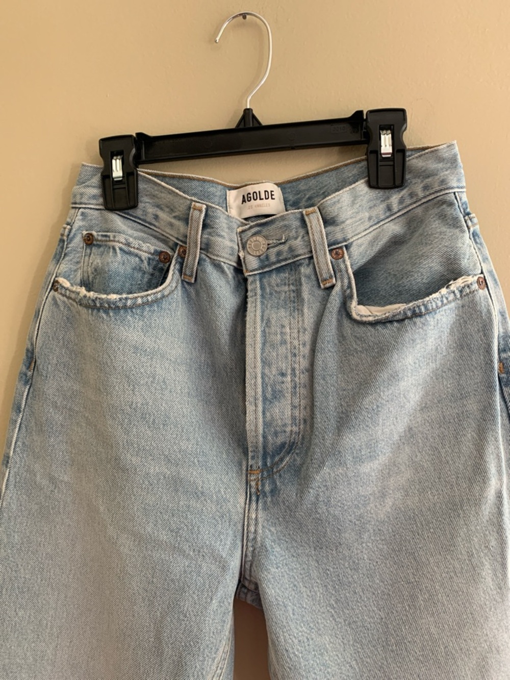 AGOLDE 90’s Pintch High-Rise Straight Jeans - Size: 25 - Picture 4 of 9